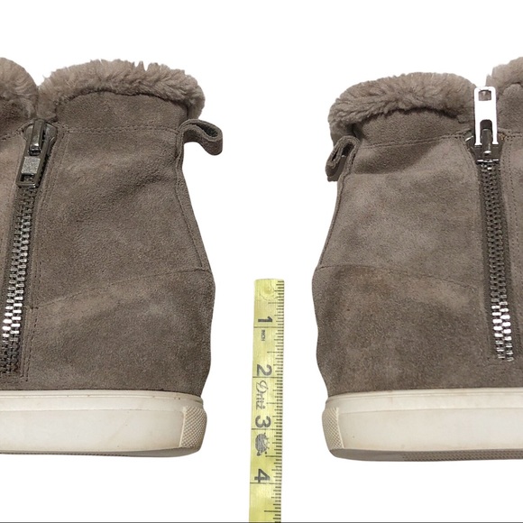 Steve Madden Cacia Leather Hidden Wedge Boots - Picture 13 of 16